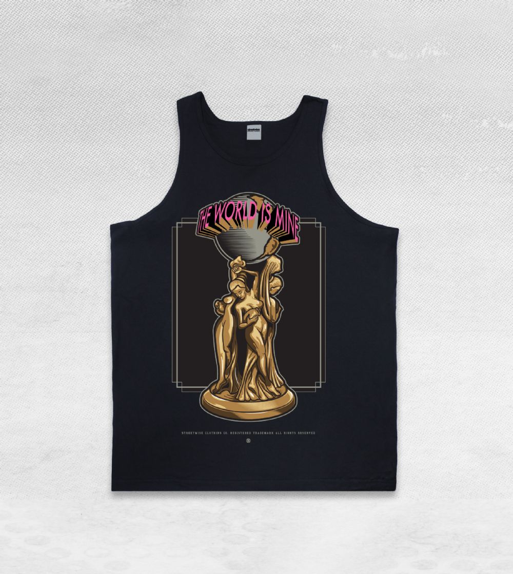 World Is Mine tank top (Black)